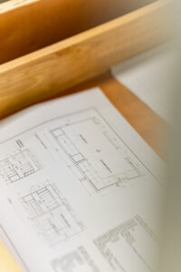 diagram of cabinet placement